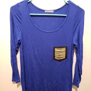 *2 for 10$! Charlotte Russe Royal Blue Tunic